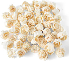 Mini Sola Wood Flower Assortment - 50 in a Set