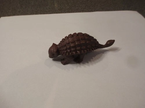 VINTAGE MARX BROWN ANKYLOSAURUS PREHISTORIC DINOSAUR
