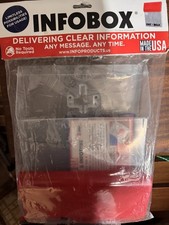 INFOBOX Real Estate Outdoor Paper Flyer Holder 200 Sheet Capacity NEW SEALED