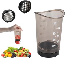 Kitchen Cup Slicer Safety Fruit Egg Slicer Strawberry Cutter Banana Slicer Tool