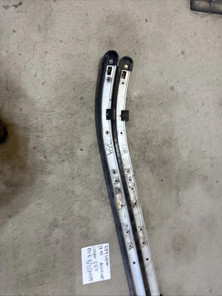 1995 arctic cat cougar 550 skid rail slides Right Left Set Pair Runners 384 - Image 2 of 4