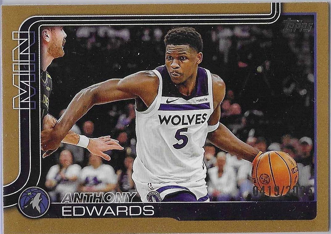 2025-26 Topps - Anthony Edwards #108 Gold /2025