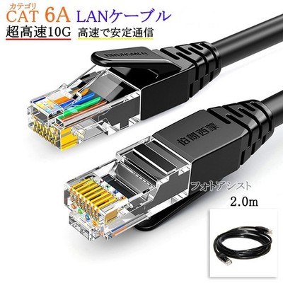 Compatible Sony Cat6A LAN Cable 2m RJ45 UTP Round, Stranded