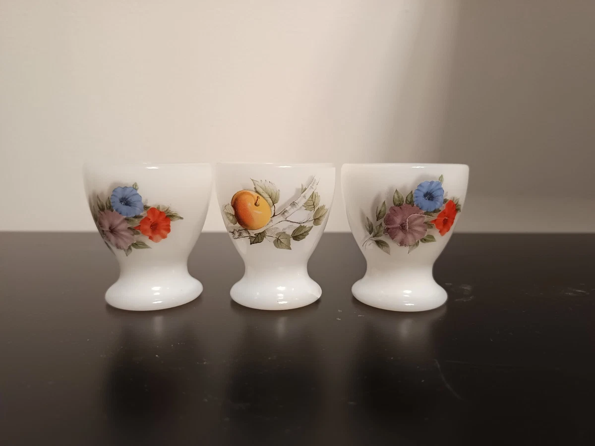 Set de 4 tasses vintages Lotus de Arcopal | Coucou Retro