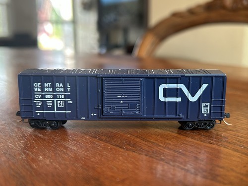 Kadee 25080 50’ Ribside Boxcar Central Vermont 600116 escala N años 80 difícil de encontrar | Zustand: New