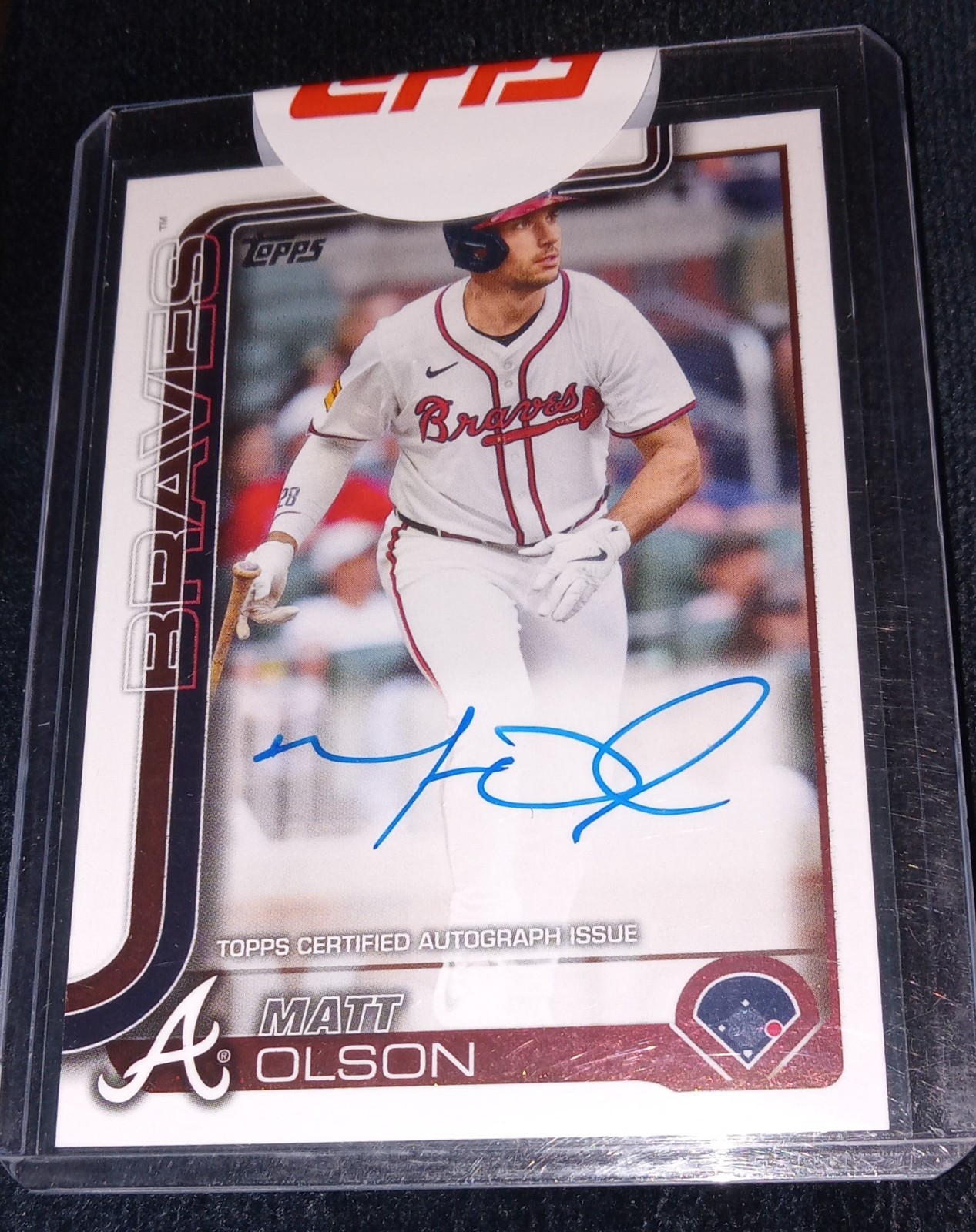 2025 Topps #145 Matt Olson Flagship Real One Autographs Auto Braves