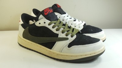 NIKE 2023 TRAVIS SCOTT  AIR JORDAN 1 I RETRO LOW OG SP DZ4137-106 OLIVE 7.5 IV V