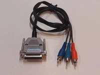 Amiga 500 600 1200 2000 RGB to YPbPr Video Cable Converter DB23 Female Original