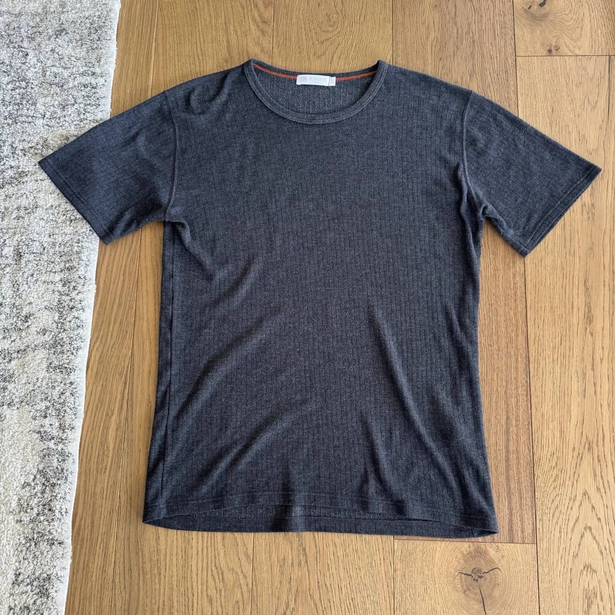 Tee-shirt SUNSPEL Homme Beige En Coton Et Lin - Taille XXL Regular - Neuf Sans étiquette