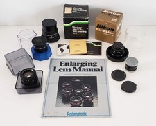 Beseler Enlarging Lens Vivitar El Nikkor Schneider Kreuznach Komura El-Omegar
