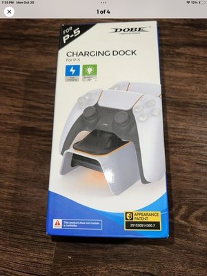 New Dobe Charging Dock For P-5 PS5 Dual Charging Gaming Accessories