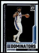 Joel Embiid 2023-24 Donruss Optic #8 Elite Dominators 76ers Basketball Card