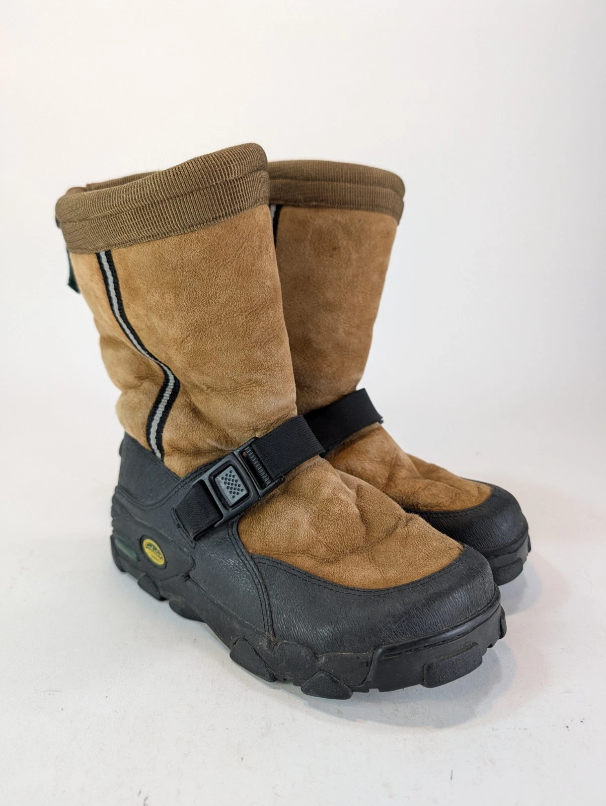 Cabelas Mens Size 7 Alaskan Guide Brown Shearling Winter Snow Boots