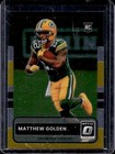 2025 Donruss Optic Matthew Golden Gold (RAW)