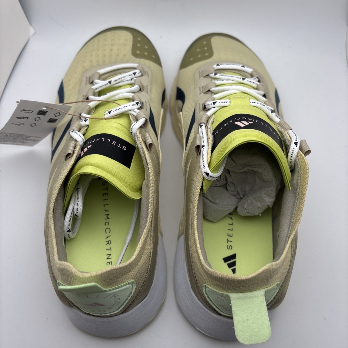 NEW adidas Stella McCartney x Dropset Shoes In Sand Halo Gold