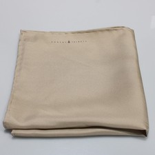 Robert Talbott NWOT Pocket Square In Solid Be...