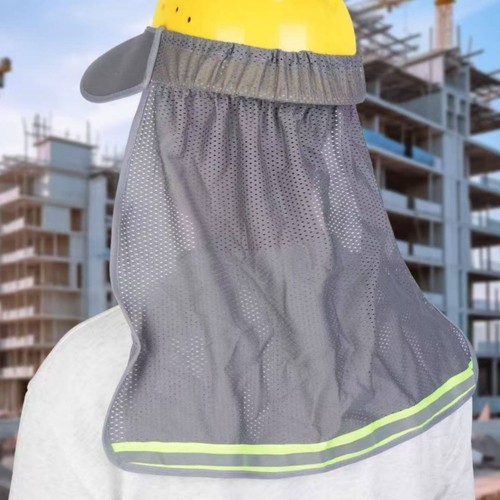 Safety Helmet Sun Shade High Visibility Hard Hat Sun Visor Lightweight - Picture 2 of 9