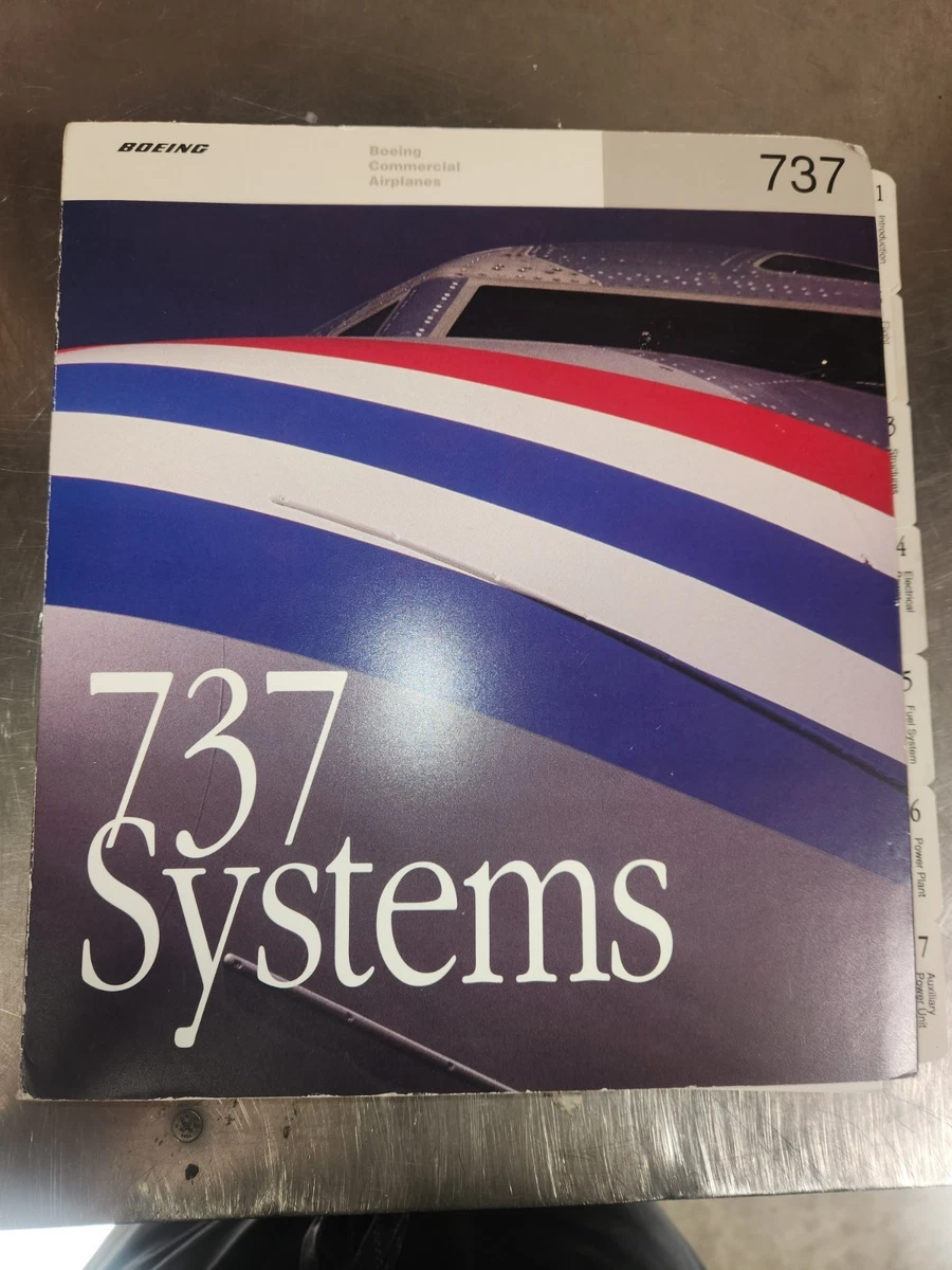 Boeing 737 メンテナンストレーニングマニュアル Boeing 737 Systems Maintenance Training Manual | eBay