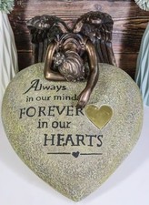 Ebros Guardian Mourning Angel Cremation Urn Forever in Our Hearts 13.25"H