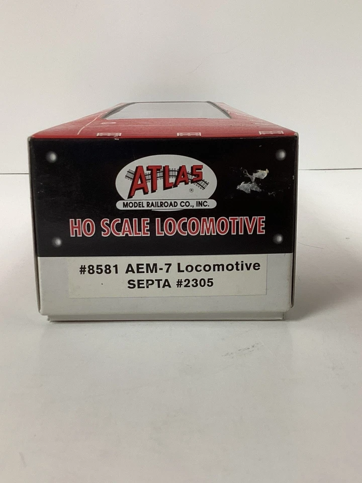 HO Atlas Item # 8581 Septa AEM-7 DC DCC Ready Electric Locomotive W/# 2305 NOS - Image 2 of 4