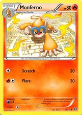 Monferno 19/114 XY Steam Siege Pokemon