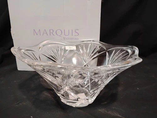 WATERFORD Cut CRYSTAL MARQUIS Honour 8.5" BOWL Candy Nut Dish Germany