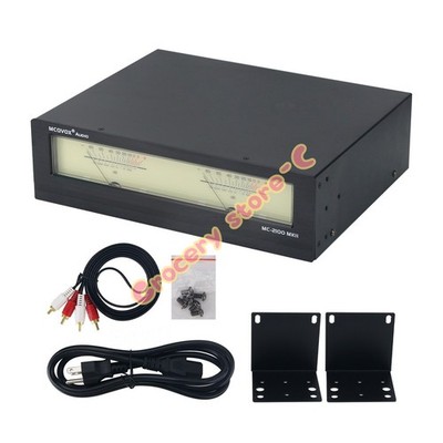 1PC MC-2100 MKII HiFi Power Amplifier VU Meter High End Music Display Audio Amp