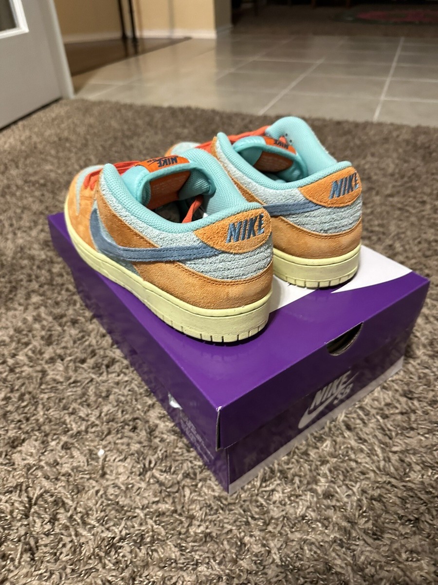 Nike SB Dunk Low Pro Premium Noise Aqua DV5429-800 Mens Size 9.5