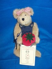 Boyds Bears plush Serendipity Wishkabibble Giant Tomato County Fair book 10"