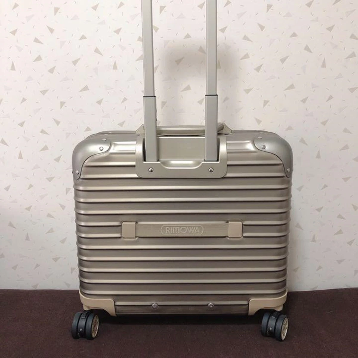 RIMOWA Topas Stealth Business Multiwheel Trolley Suitcase Gold Handle  Travel