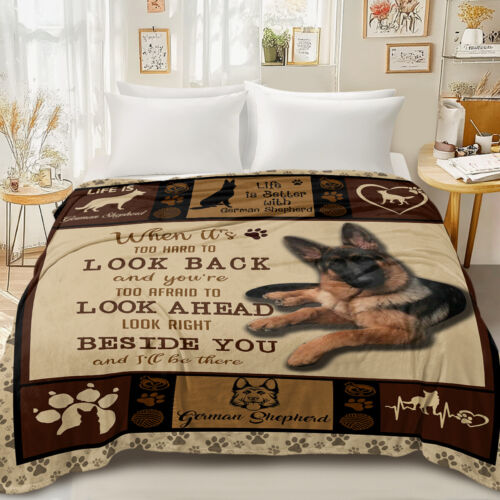 Animals Flannel Fleece Blanket Fuzzy Turtle Dog Cat Horse Throw Blanket 50"x 60" - Picture 17 of 62