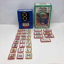 Vintage Marble Computer Game Sesame Street 1973 Toy Complete WORK - See VIDEO 