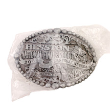 Montana Silversmiths Hesston NFR Las Vegas 2008 Wrangler Belt Buckle New