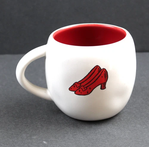 Rae Dunn The Wizard of Oz  Ruby Slippers There's No Place Like Home Coffee Mug
