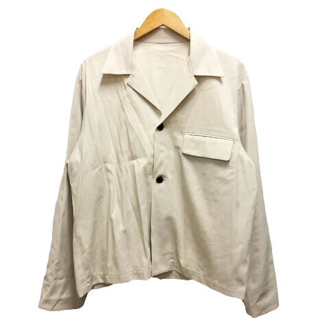 Japan Used Fashion] Ur Uru Shirt Jacket Long Sleeve Open Collar 