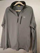 Koppen 1/4 Zip Lightweight Hiking Base Layer Pullover Long Sleeve Men’s XL Grey