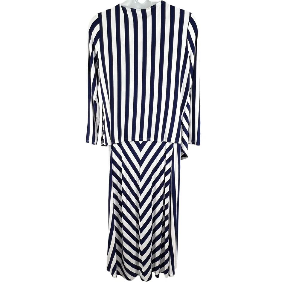 Maxi Vestido Liz Lange Nuevo con Etiquetas Para Mujer Hebilla L Encubrimiento XL Elastizado Crucero Día a Noche Foto 2 de 4