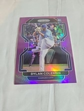 2022 Panini Prizm Purple Prizm Dylan Coleman RC Rookie Kansas City Royals #55