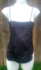 Vintage John Meyer of Norwich  Black Camisole Top Size 10 Spaghetti Strap