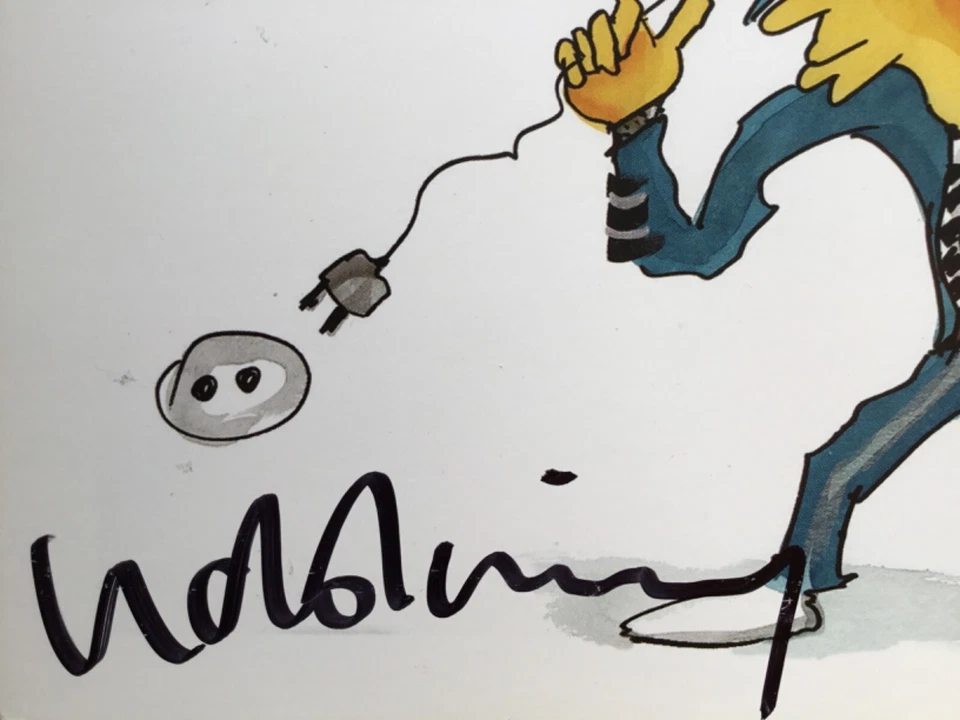 Udo Lindenberg (Original-Autogramm auf Starpostkarte) - Bild 2 von 2