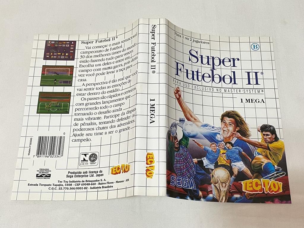 Sega Master System Tectoy : Super Futebol 2 complete all papers