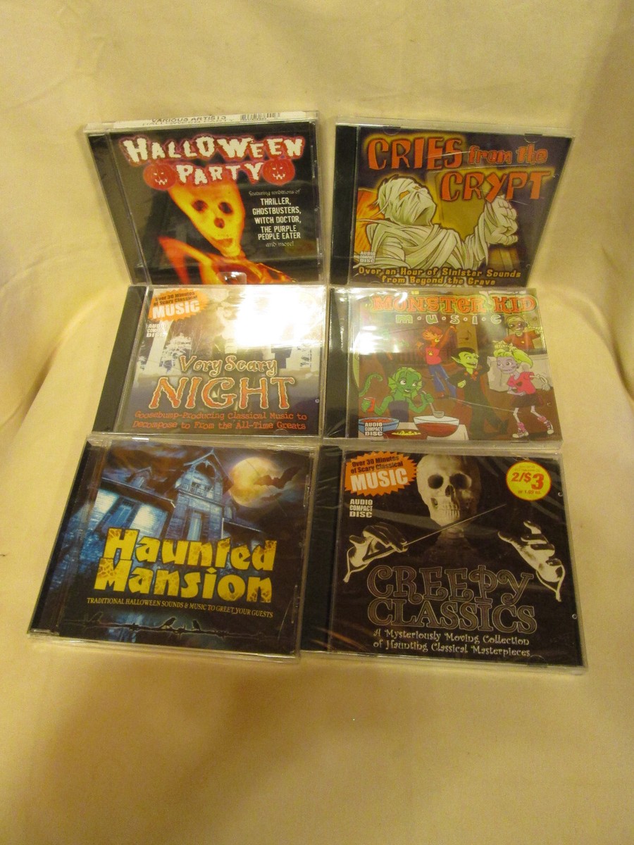 Halloween Spooky Sounds CD, Sounds of Halloween Scary Music, etc