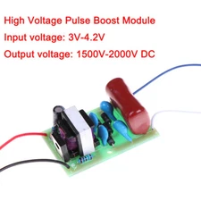 DC-DC 3V-4.2V 3.7V step-up to 1500V-2000V 1800V high voltage pulse boost mo-ca