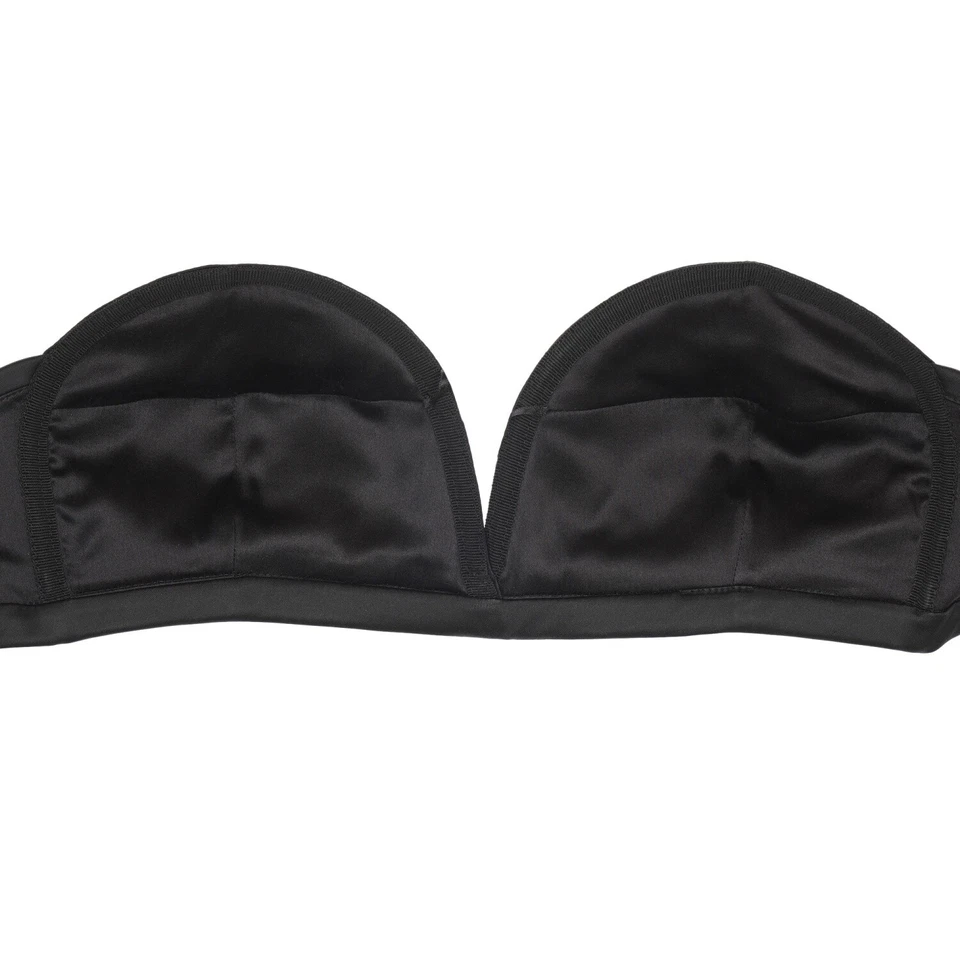 DOLCE & GABBANA Bustier Top Bra Black IT 40 US 4 XS S - Image 2 of 4