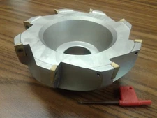 6" 90 degree indexable face shell mill,face milling cutter APKT #Z-2526-6080