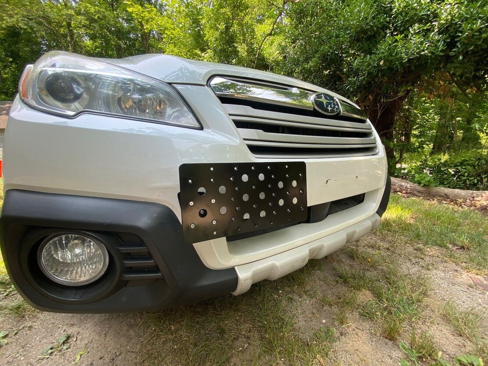Front Bumper Tow Hook License Plate Bracket Kit For Subaru Outback 2010–2014 New