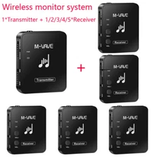 M-VAVE 2.4GHz Wireless in Ear Monitor System Transmitter Receiver Stage Studio