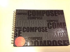 Music Composition Manuscript Staff Paper Book 8 X 11 inch Vertical Pages New
