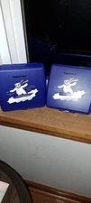 Blue Tupperware Sandwich Keeper Container Snack Holder Polar Bear  Set 2