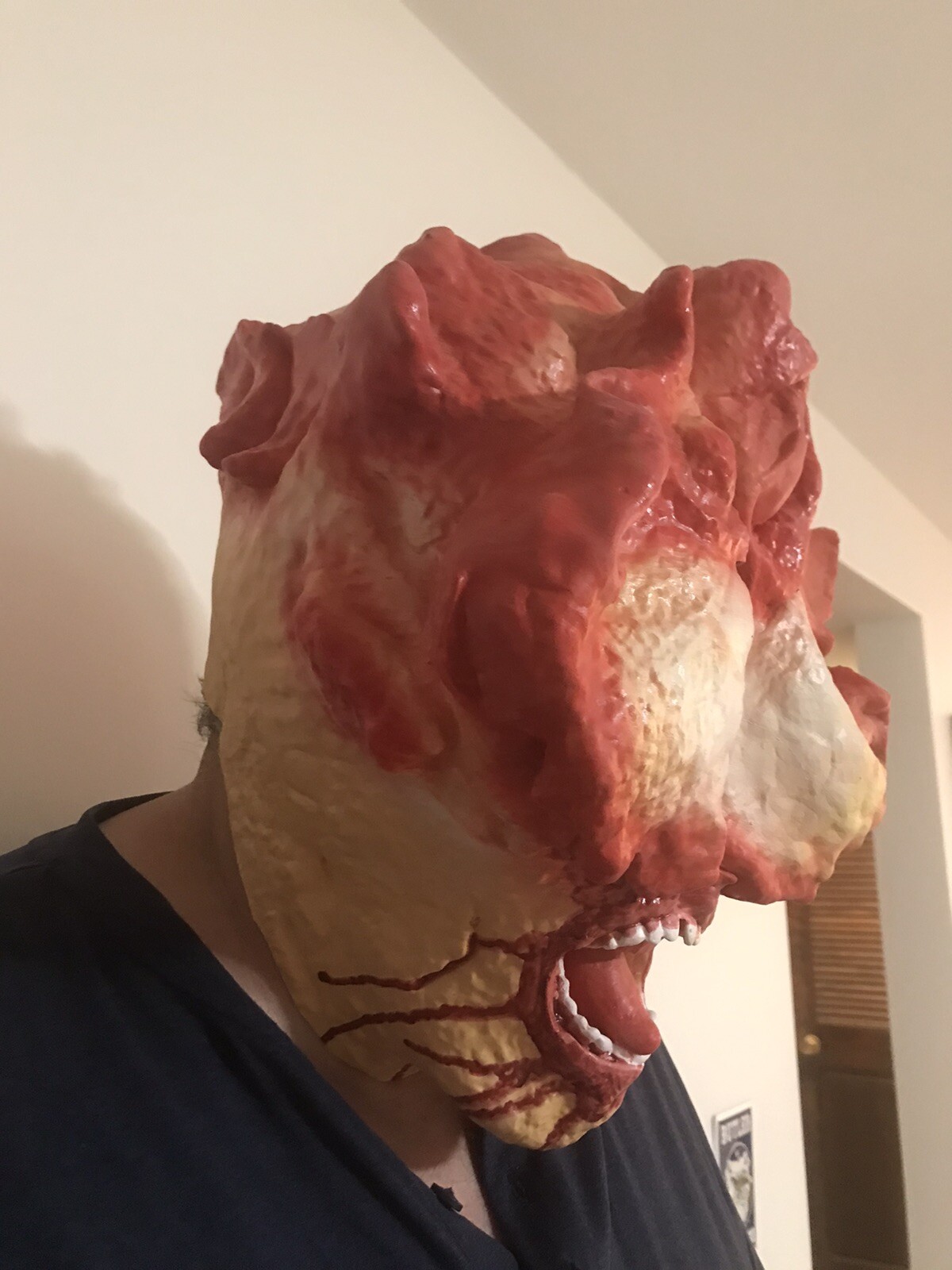 Avafierce Mask Adult Latex Mask Halloween Cosplay Mask Scary Face Horrible